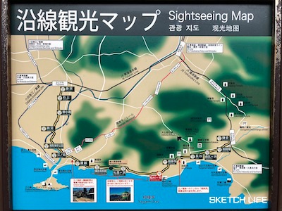 沿線観光マップ